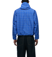 Chaquetas Cortavientos de Nailon Ripstop Impermeables para Correr al Aire Libre, Ligeras, Resistentes a las Arrugas, Transpirables, de Secado Rápido, con Diseño a Cuadros