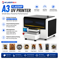 Impresora UV Profesional A3 con Doble Cabezal XP600, Máquina de Impresión Comercial para Efectos 3D en Relieve en Botellas, Cilindros, Acrílico, Metal y DIY