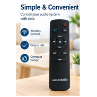 Télécommande IR sans fil 2,4 G ultra-mince noire à 11 boutons, la plus vendue, avec code roulant pour projecteur intelligent