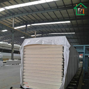 Panneaux sandwich en PU à double <span class=keywords><strong>isolation</strong></span> Panneaux hybrides thermiques et acoustiques FirepWall - Product Image 3