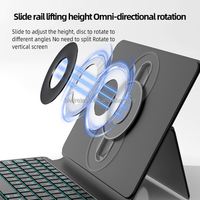 Kustom Pabrik casing iPad 10.2 inci dengan Keyboard Touchpad antarmuka USB baru Murah Harga bagus penutup dalam bahasa Jepang Inggris Italia