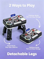 Clavier d'instruments de musique électriques rechargeables éducatifs pour enfants, microphone multifonction, mixeur DJ, jouets musicaux