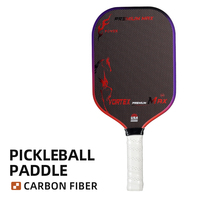 Raket Pickleball TUOYUAN Logo Kustom Kawat Titanium Serat Karbon T700 Gen 5 EPP 16mm Thermoformed