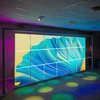 Mur vidéo LED géant sans soudure 500x500mm P2.6 P2.9 P3.91 P4.81 pour scène, animation et graphiques de concert