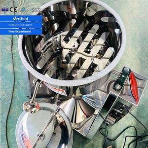 温和翻滚不锈钢滚筒搅拌机，带交流/DC电机，用于精致材料口味蘑菇粉香料混合物 - Product Image 2