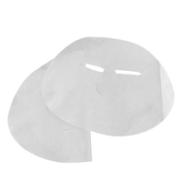 Masque facial en papier coréen doux et absorbant 100 % coton biologique 40 GSM de qualité supérieure de Super Factory pour les soins naturels de la peau