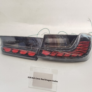 Cubiertas Grises para Faros Delanteros y Luces Traseras con Escaneo de Luz Diurna para BMW Serie 3 G20 G28 - Product Image 5