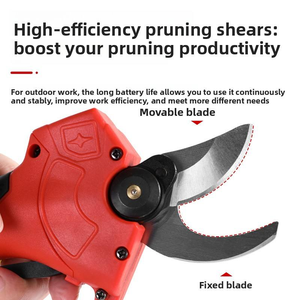 <span class=keywords><strong>Sécateur</strong></span> <span class=keywords><strong>électrique</strong></span> professionnel sans fil 21V, lame en acier SK5, capacité de coupe 0-25mm, poignée en plastique - Product Image 3