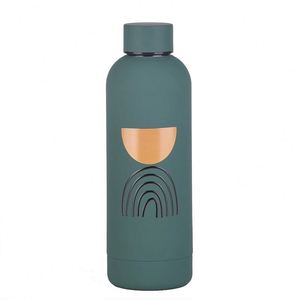 New Small Caliber Drinking Water Bottle American Cola Bottle Outdoor Cycling Cup Stainless Steel Water Bottle 500ml - Product Image 5