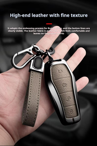 Étui de protection en alliage pour clé de voiture BYD Second Song Pro Tang Dm QIn PLUS MAX Yuan Generation Atto 3 Han EV Dolphin Accessoires - Product Image 4