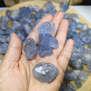 Cristalli naturali pietre curative grezze blu celestile <span class=keywords><strong>pietra</strong></span> blu <span class=keywords><strong>calcite</strong></span> per la creazione di gioielli - Product Image 2