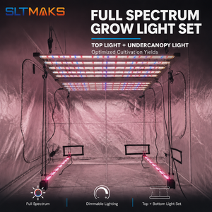 Barre lumineuse LED à spectre complet avec éclairage sous auvent pour l'agriculture intérieure, optimisation de la culture, intensité réglable 0-10V 1240W - Product Image 1