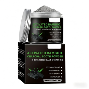 Poudre blanchissante pour les dents au <span class=keywords><strong>charbon</strong></span> de bambou activé, saveur menthe, nettoyage en profondeur, personnalisable - Product Image 4