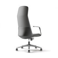 Chaise de bureau de direction pivotante Starlook de luxe en cuir de vachette véritable, moderne et élégante