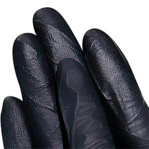 Usa e getta Guantes Nitrilo alla negros M S L Guantes Trabajo Impermeables De lattice Negros Nitrilo Por Peluqueria - Product Image 5
