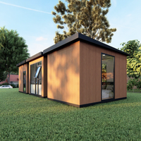 Meilleures Ventes Villa Modulaire Mobile d'Extérieur Étanche en Structure d'Acier Préfabriquée au Design Moderne