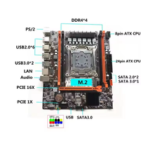 PC Server Gaming Motherboard Intel X99 Kelas Atas Baru LGA2011-3 DDR4 Empat Kanal 128G PCIe 3.0 X16 M.2 NVMe SATA Hard Drive