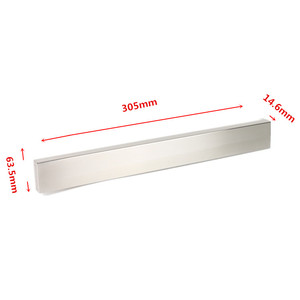 Vuelos de tubo de acero inoxidable + cerámica imán de la ferrita magnética cuchillo titular 400X47X17mm - Product Image 6