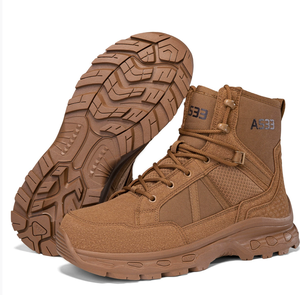 DFB1106 AS33 Brown Khaki <b>Hiking</b> Mountain <b>Boots</b> Stock Wholesales 39-47 Men Large Size - Product Image 2