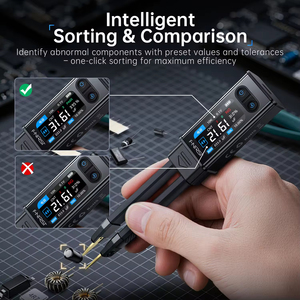 FNIRSI LCR-ST2 2-in-1 Standard Digitalmultimeter Brücken-LCR-ESR-Messgerät SMD-<span class=keywords><strong>Test</strong></span> Elektronische Komponenten Multifunktions-Testgerät - Product Image 4