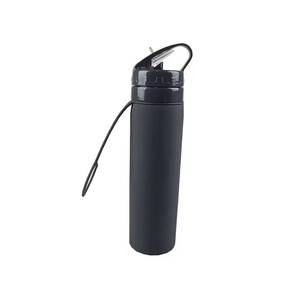 Botella de Agua Deportiva Portátil de Silicona Moderna, Libre de BPA, con Aislamiento Térmico, para Beber Directamente al Aire Libre - Product Image 1