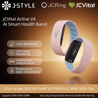 Pulsera Inteligente JCVital V4 SDK APL OEM ODM con IA, Monitor de Salud y Seguimiento del Cuidado Femenino, Banda de Fitness con Soporte SDK Gratuito