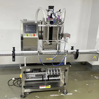 Machine de remplissage automatique de flacons de crème pour le corps, de pâte, de cosmétiques, de confiture liquide visqueuse, avec servomoteur