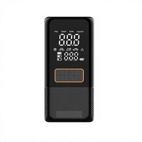 Compresseur d'air numérique portable multifonctionnel pour voiture avec lumière d'urgence LED