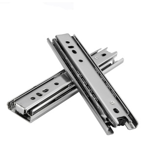 Modern Triple Extension Soft Close <b>Drawer</b> <b>Slide</b> Rail Telescopic <b>Drawer</b> Guide Channel for Kitchen Living Room Hotel Cabinets - Product Image 6