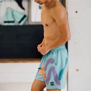 OEM Comfortable Quick Dry Sublimation Recycle Swimwear Board Shorts Custom LOGO Casual Classic Print Swimming <b>Trunks</b> for <b>Men</b> - Product Image 3