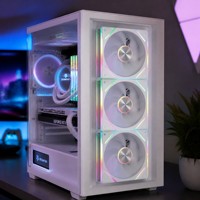 Ventilateur de boîtier PC SNOWMAN TK120-6PIN-WH 120mm blanc ARGB 45CFM 1200 tr/min fixe 6 broches à roulement hydraulique 12V DC uniquement – Vente en gros
