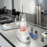 Ecovac 2L Petite pipette à vide économique en plastique avec pointe de pipette pour usage en laboratoire