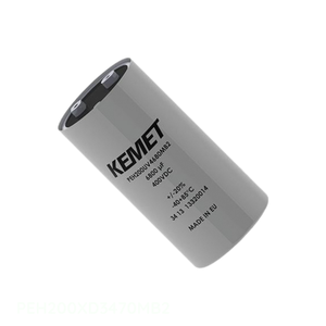Condensador de Montaje en Chasis de 470 uF, Aluminio, Terminales de Tornillo, 85C, PEH200XD3470MB2, Distribuidor Autorizado - Product Image 1