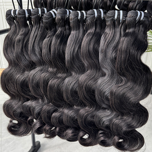 Lemoda Paquetes de Cabello Virgen Brasileño Remy 100% Sin Procesar Súper Doble Trama Tejido a Máquina Ondulado Estilo Yaki Ondulado Italiano - Product Image 6