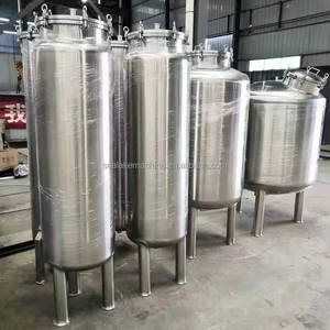 डाई मिश्रण के लिए स्तर संकेतक और दबाव गेज के साथ स्टेनलेस स्टील मिश्रण बैरल - Product Image 2