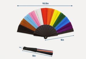 Abanico Plegable Ecológico de 23 cm con Impresión Digital de Letras Griegas Personalizadas en Material de Bambú para Artículos Promocionales - Product Image 4