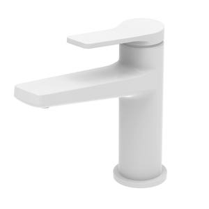 Grifo Mezclador de Lavabo Kamalu KAM-KANDA de Latón Macizo con Acabado Blanco, Grifo de Agua Fría y Caliente sin Contacto, Montaje de un Solo Orificio para Uso Hospitalario - Product Image 1