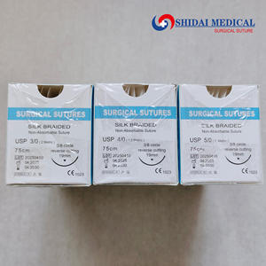 Fil de <span class=keywords><strong>suture</strong></span> chirurgical en soie <span class=keywords><strong>non</strong></span> résorbable, aiguille, fil médical en <span class=keywords><strong>nylon</strong></span>, sutures chirurgicales - Product Image 5