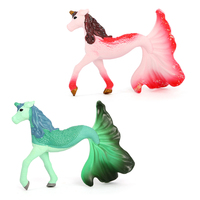 Figurines d'animaux en PVC solide de simulation en gros, hippocampe, jouet pour enfants