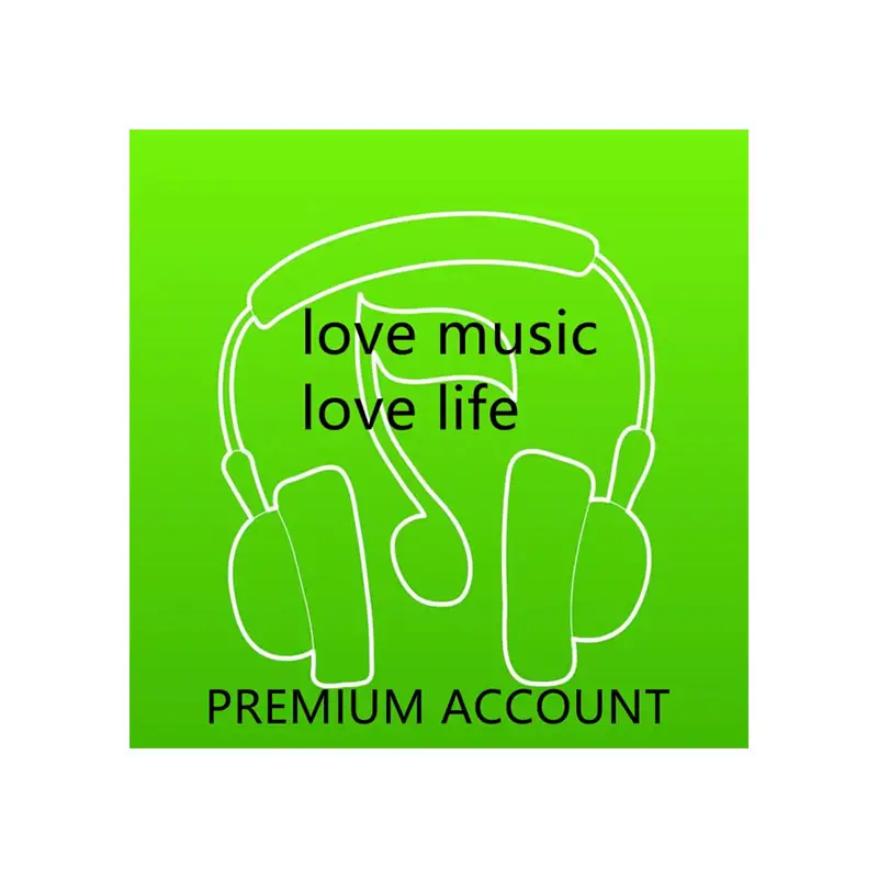 (Kendi hesabınızı Premium bireysel olarak yükseltin) müzik uygulaması müzik buharlama hizmeti Premium 3 ay 12 ay 1 yıl