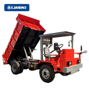 Vehículo de Transporte JAXON de 4 Ruedas JQ-5 de 5 Toneladas, Todoterreno, sin Rieles, con Neumáticos de Goma, Camión Volquete Hidráulico para Minería - Product Image 3