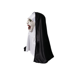 <span class=keywords><strong>Masque</strong></span> de nonne en latex d'horreur, <span class=keywords><strong>masque</strong></span> de cosplay <span class=keywords><strong>du</strong></span> <span class=keywords><strong>film</strong></span> La Nonne avec foulard de nonne, accessoire de costume pour Halloween et maison hantée - Product Image 3