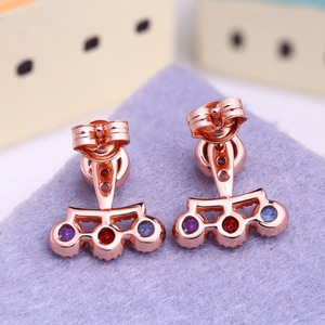 Offre Spéciale Pierres Précieuses Micro Réglage 925 <span class=keywords><strong>Argent</strong></span> Or Jhumka Boucles <span class=keywords><strong>D</strong></span>'oreilles Design Avec <span class=keywords><strong>Prix</strong></span> - Product Image 6