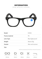 Nuevas Gafas de Lectura Premium con Bloqueo de Luz Azul, Ultraligeras, para Personas Mayores, Logotipo Personalizado, Pedido al por Mayor