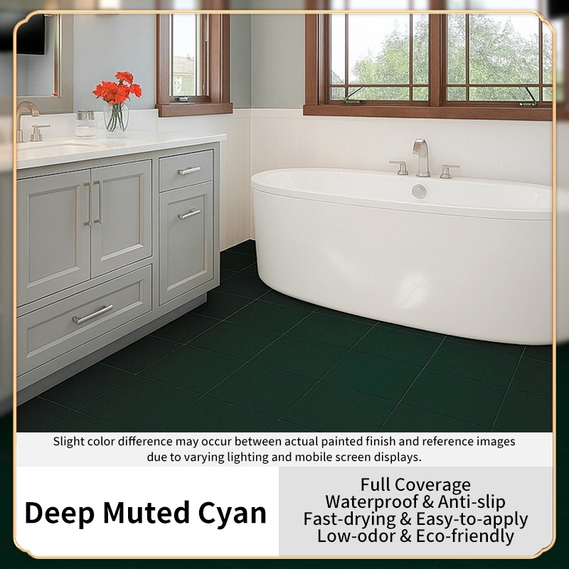Deep Muted Cyan