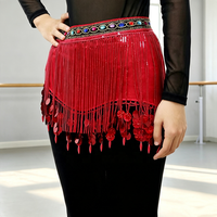 Jupe de danse orientale exotique pour femmes avec fente latérale, tenue de performance de danse latine, robe de scène, costume de carnaval