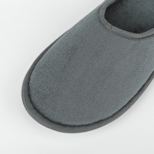 Pantofole in cotone grigio Velour Ultra chiaro stile <span class=keywords><strong>Hotel</strong></span> a cinque stelle con EPE biodegradabile Sole servizi dell'<span class=keywords><strong>hotel</strong></span>