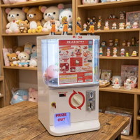 Distributeur automatique de capsules électriques de style japonais de haute qualité, mini gachapon à trois étages