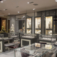 Vitrine de présentation grande, verrouillable, étanche, facile à nettoyer, avec éclairage LED en verre trempé, en aluminium, sécurisée pour les magasins de détail et les centres commerciaux