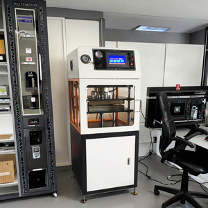 Vulcanizadora Pequeña de Laboratorio 10T, Prensa Hidráulica para Vulcanizar Caucho de Silicona, Equipo de Prueba - Product Image 4